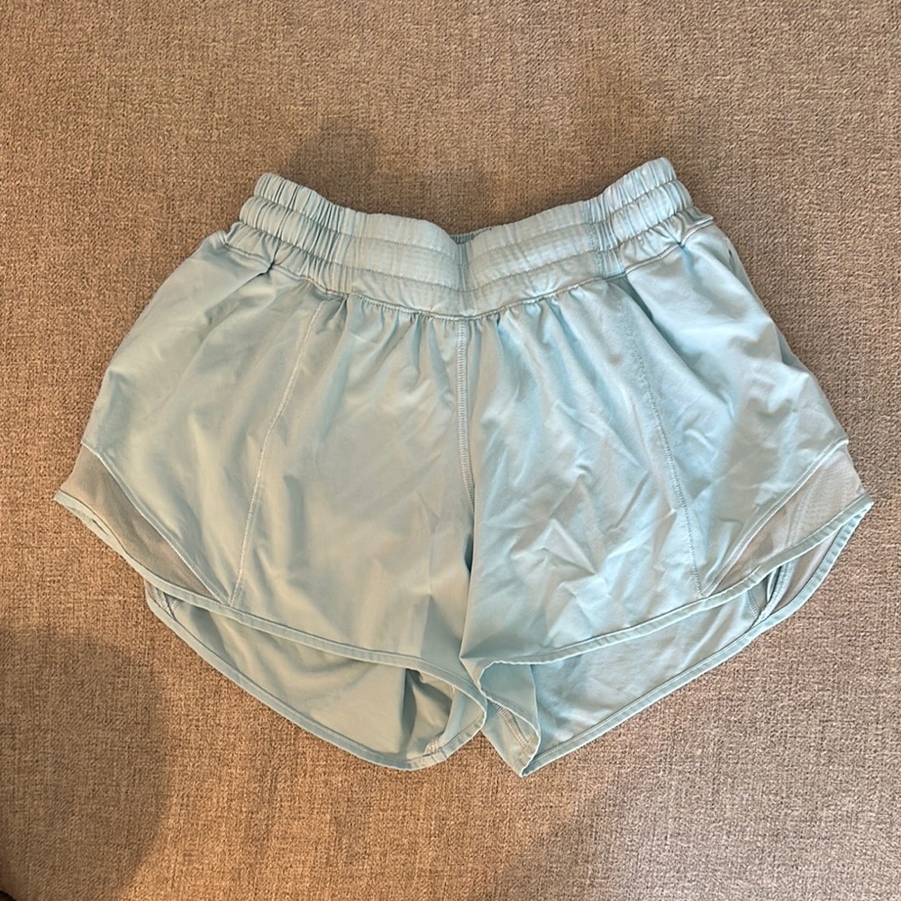 Lululemon Athletica Blue Athletic Shorts Lightweight Elastic Waist